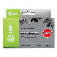 Картридж струйный CACTUS (CS-PGI2400XLВК) для CANON iB4040/MB5040/MB5340, черный, CS-PGI2400XLBK фото Картридж струйный CACTUS (CS-PGI2400XLВК) для CANON iB4040/MB5040/MB5340, черный, CS-PGI2400XLBK
