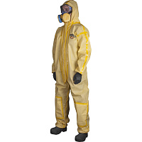 Комбинезон одноразовый с капюшоном Lakeland ChemMAX 1 желтый 80 г/кв.м (размер 56-58, XXL, CT1S428) фото Комбинезон одноразовый с капюшоном Lakeland ChemMAX 1 желтый 80 г/кв.м (размер 56-58, XXL, CT1S428)