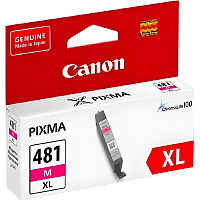 Картридж струйный Canon CLI-481XLM 2045C001 пурпурный оригинальный повышенной емкости фото Картридж струйный Canon CLI-481XLM 2045C001 пурпурный оригинальный повышенной емкости