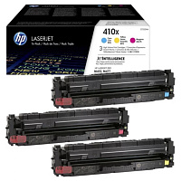 Набор картриджей HP 410X CF252XM цветной оригинальный повышенной емкости фото Набор картриджей HP 410X CF252XM цветной оригинальный повышенной емкости