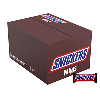 Шоколадные батончики Snickers Minis 1 кг фото Шоколадные батончики Snickers Minis 1 кг