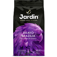 Кофе в зернах Jardin Bravo Brazilia арабика 100% 1 кг (пакет) фото Кофе в зернах Jardin Bravo Brazilia арабика 100% 1 кг (пакет)