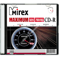 Диск CD-R Mirex 700 МБ 52x slim box UL120052A8S фото Диск CD-R Mirex 700 МБ 52x slim box UL120052A8S
