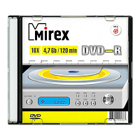 Диск DVD-R Mirex 4.7 ГБ 16x slim box UL130003A1S фото Диск DVD-R Mirex 4.7 ГБ 16x slim box UL130003A1S