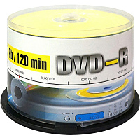 Диск DVD-R Mirex 4.7 ГБ 16x cake box UL130003A1B (50 штук в упаковке) фото Диск DVD-R Mirex 4.7 ГБ 16x cake box UL130003A1B (50 штук в упаковке)