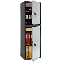 Шкаф для бумаг Aiko SL-150/2T (серый, 460х340х1490 мм) фото Шкаф для бумаг Aiko SL-150/2T (серый, 460х340х1490 мм)