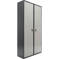 Шкаф металлический (архивный) для документов Aiko SL-185/2 (серый, 920x340x1800 мм)