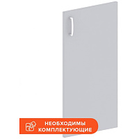 Дверь низкая правая Easy ЛДСП (серый, 380х764 мм) фото Дверь низкая правая Easy ЛДСП (серый, 380х764 мм)