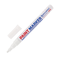 Маркер-краска лаковый (paint marker) 2 мм, БЕЛЫЙ, НИТРО-ОСНОВА, алюминиевый корпус, BRAUBERG PROFESSIONAL PLUS, 151438 фото Маркер-краска лаковый (paint marker) 2 мм, БЕЛЫЙ, НИТРО-ОСНОВА, алюминиевый корпус, BRAUBERG PROFESSIONAL PLUS, 151438