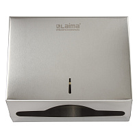 Диспенсер для полотенец LAIMA PROFESSIONAL BASIC (H2) Z-сложения, нержавеющая сталь, матовый, 605050 фото Диспенсер для полотенец LAIMA PROFESSIONAL BASIC (H2) Z-сложения, нержавеющая сталь, матовый, 605050
