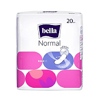 Прокладки женские гигиенические Bella Normal (20 штук в упаковке) фото Прокладки женские гигиенические Bella Normal (20 штук в упаковке)