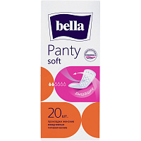 Прокладки женские ежедневные Bella Panty Soft (20 штук в упаковке) фото Прокладки женские ежедневные Bella Panty Soft (20 штук в упаковке)