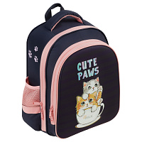Ранец ArtSpace School Friend Light "Cute Paws" 35*29*12см, 2 отделения, 2 кармана, анатомическая спинка фото Ранец ArtSpace School Friend Light "Cute Paws" 35*29*12см, 2 отделения, 2 кармана, анатомическая спинка