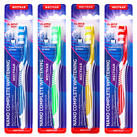 Зубная щетка жесткая Nano Complete (ассорти 4 цвета), LAIMA DENT, 609317