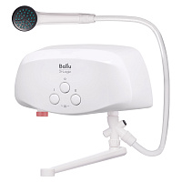 Водонагреватель проточный электрический BALLU 3-Logic TS, ненапорный, 5,5 кВт, 3,1 л/м, кран + душ, НС-1588893