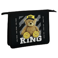 Папка для тетрадей 1 отделение, А5, ArtSpace "King", пластик, на молнии фото Папка для тетрадей 1 отделение, А5, ArtSpace "King", пластик, на молнии