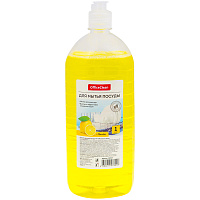 Средство для мытья посуды OfficeClean "Лимон", 1л фото Средство для мытья посуды OfficeClean "Лимон", 1л