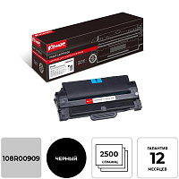 Картридж лазерный Комус 108R00909 для Xerox черный совместимый повышенной емкости фото Картридж лазерный Комус 108R00909 для Xerox черный совместимый повышенной емкости