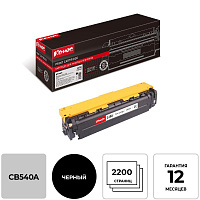 Картридж лазерный Комус 125A CB540A для HP черный совместимый фото Картридж лазерный Комус 125A CB540A для HP черный совместимый