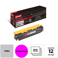 Картридж лазерный Комус 731M 6270B002 для Canon пурпурный совместимый фото Картридж лазерный Комус 731M 6270B002 для Canon пурпурный совместимый