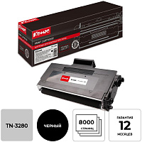 Картридж лазерный Комус TN-3280 для Brother черный совместимый повышенной емкости фото Картридж лазерный Комус TN-3280 для Brother черный совместимый повышенной емкости