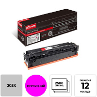 Картридж лазерный Комус 203X CF543X для HP пурпурный совместимый повышенной емкости фото Картридж лазерный Комус 203X CF543X для HP пурпурный совместимый повышенной емкости