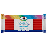 Пластилин Гамма "Классический", алый, 250г фото Пластилин Гамма "Классический", алый, 250г