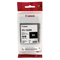 Картридж струйный Canon PFI-102BK 0895B001 черный оригинальный фото Картридж струйный Canon PFI-102BK 0895B001 черный оригинальный
