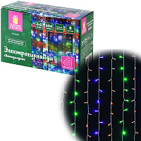 Электрогирлянда-занавес комнатная "Штора" 2х2 м, 304 LED, мультицветная, 220 V, контроллер, ЗОЛОТАЯ СКАЗКА, 591105 фото Электрогирлянда-занавес комнатная "Штора" 2х2 м, 304 LED, мультицветная, 220 V, контроллер, ЗОЛОТАЯ СКАЗКА, 591105