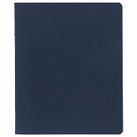 Тетрадь А5 96 л., HATBER, скоба, клетка, Soft-touch ламинация, SoloMatte "Сапфир", 092748, 96Т5лВ1