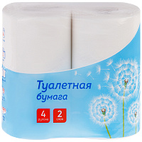 Бумага туалетная OfficeClean, 2-слойная, 4шт., 30м/рул., тиснение, белая фото Бумага туалетная OfficeClean, 2-слойная, 4шт., 30м/рул., тиснение, белая