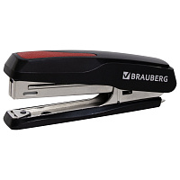 Степлер №10 BRAUBERG "Extra", до 20 листов, антистеплер, черно-красный, 229079 фото Степлер №10 BRAUBERG "Extra", до 20 листов, антистеплер, черно-красный, 229079