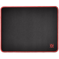 Коврик для мыши игровой DEFENDER Black M, ткань + резина, 360x270x3 мм, черный, 50560 фото Коврик для мыши игровой DEFENDER Black M, ткань + резина, 360x270x3 мм, черный, 50560