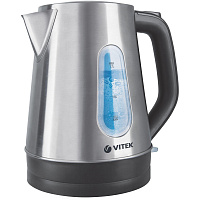 Чайник электрический Vitek VT-7038 серебристый фото Чайник электрический Vitek VT-7038 серебристый