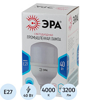 Лампа светодиодная Эра 40 Вт E27 HW 4000k 3200 Лм (Б0027005) фото Лампа светодиодная Эра 40 Вт E27 HW 4000k 3200 Лм (Б0027005)