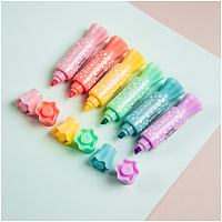 Текстовыделитель двусторонний MESHU "Candy" мини, ассорти, пастельные цвета, 2/4мм фото Текстовыделитель двусторонний MESHU "Candy" мини, ассорти, пастельные цвета, 2/4мм