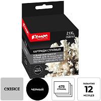 Картридж струйный Комус 21XL C9351CE для HP черный совместимый повышенной емкости фото Картридж струйный Комус 21XL C9351CE для HP черный совместимый повышенной емкости