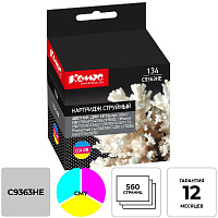 Картридж струйный Комус 134 C9363HE для HP CMY совместимый фото Картридж струйный Комус 134 C9363HE для HP CMY совместимый