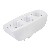 Разветвитель Эра SP-3e-W 3 розетки с заземлением