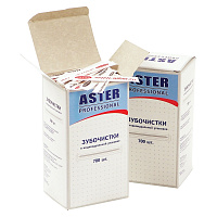 Зубочистки деревянные Aster Professional 700 штук в бумажной упаковке фото Зубочистки деревянные Aster Professional 700 штук в бумажной упаковке