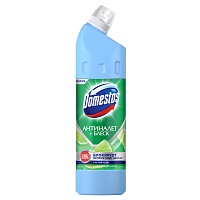Чистящее средство универсальное Domestos "Антиналет+блеск. Освежающий цитрус", гель, без хлора, 750мл фото Чистящее средство универсальное Domestos "Антиналет+блеск. Освежающий цитрус", гель, без хлора, 750мл