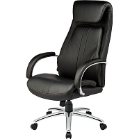 Кресло для руководителя Easy Chair 572 TR черное (экокожа, металл) фото Кресло для руководителя Easy Chair 572 TR черное (экокожа, металл)