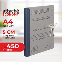 Папка архивная Дело для переплета на 2-х завязках Attache А4 50 мм с гребешками 4 отверстия картон/бумвинил до 450 листов фото Папка архивная Дело для переплета на 2-х завязках Attache А4 50 мм с гребешками 4 отверстия картон/бумвинил до 450 листов