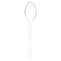 Ложка одноразовая 100 мм МИНИ, пластиковая, прозрачная, ВЗЛП, 5020П