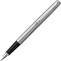 Ручка перьевая Jotter FP Stainless steel CT цвет чернил синий, цвет корпуса серебристый (артикул производителя 2030946) фото Ручка перьевая Jotter FP Stainless steel CT цвет чернил синий, цвет корпуса серебристый (артикул производителя 2030946)