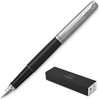 Ручка перьевая Jotter FP Bond street black CT цвет чернил синий, цвет корпуса черный (артикул производителя 2030947) фото Ручка перьевая Jotter FP Bond street black CT цвет чернил синий, цвет корпуса черный (артикул производителя 2030947)