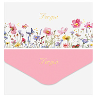 Конверт для денег MESHU "For you", 85*164мм, soft-touch, фольга фото Конверт для денег MESHU "For you", 85*164мм, soft-touch, фольга