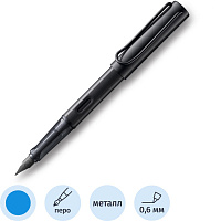 Ручка перьевая Lamy 071 Al-Star цвет чернил синий, цвет корпуса черный (артикул производителя 4000525) фото Ручка перьевая Lamy 071 Al-Star цвет чернил синий, цвет корпуса черный (артикул производителя 4000525)