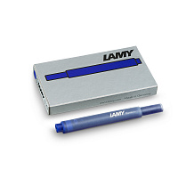 Картриджи чернильные для перьевой ручки Lamy T10 синие (5 штук в упаковке, артикул производителя 1602077) фото Картриджи чернильные для перьевой ручки Lamy T10 синие (5 штук в упаковке, артикул производителя 1602077)