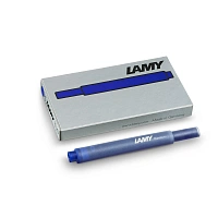 Картриджи чернильные для перьевой ручки Lamy T10 синие (5 штук в упаковке, артикул производителя 1602077) фото Картриджи чернильные для перьевой ручки Lamy T10 синие (5 штук в упаковке, артикул производителя 1602077)